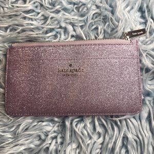Kate Spade Lilac Frost Glitter Tinsel Wallet